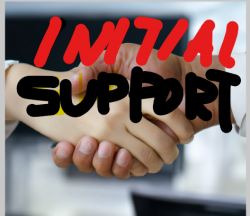 Initial setting support ticket